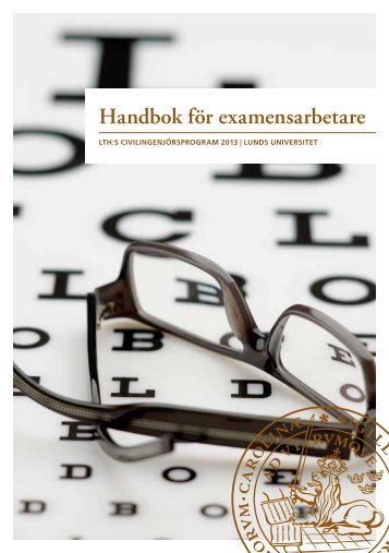 Handbok för examensarbetare - Student LTH - Lunds Tekniska ...