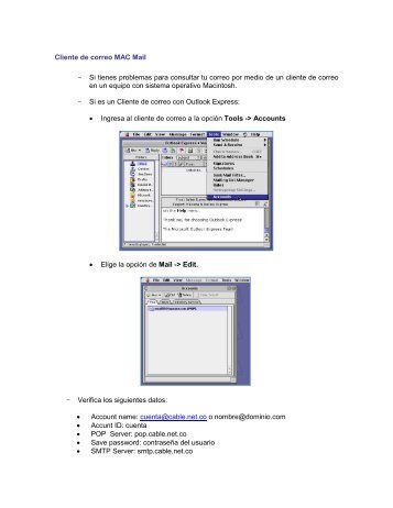 Cliente de correo MAC Mail - Si tienes problemas para consultar tu ...