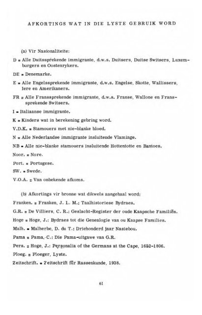 Die Herkoms van die Afrikaner 1657-1867 - CDbooks - R - Us