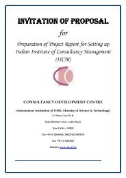 INVITATION OF PROPOSAL - Consultancy Development Center