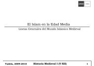 El Islam en la Edad Media