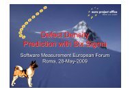 Defect Density Prediction with Six Sigma - DPO