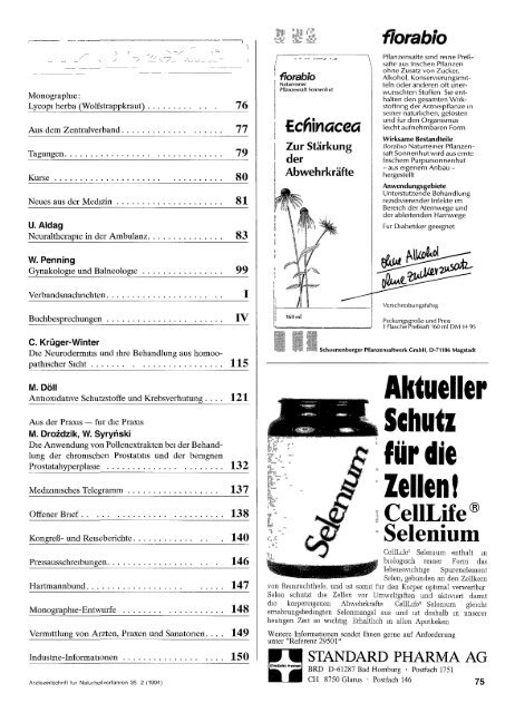 Gesamte Ausgabe runterladen - Zentralverband der Ãrzte fÃ¼r ...