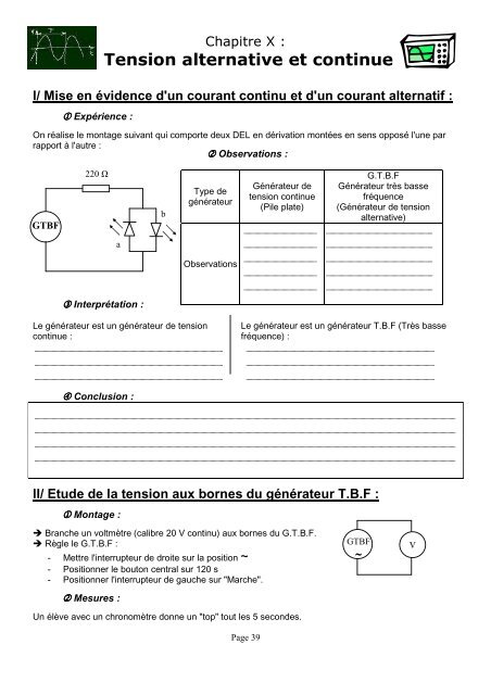 10. cours Tension alternative
