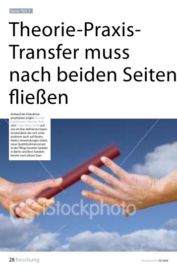 Theorie-Praxis-Transfer muss nach beiden Seiten ... - die Zeitschrift