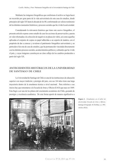 11. Patrimonio fotografico de la Universidad de Santiago de Chile