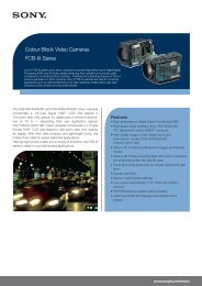 FCB-IX Series Colour Block Video Cameras - Mardel Image