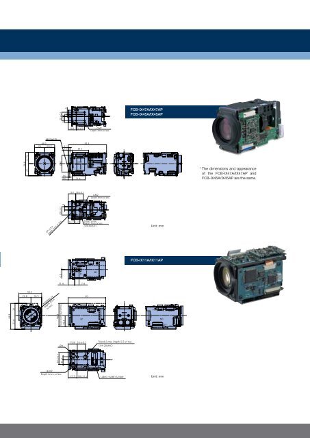 FCB-IX Series Colour Block Video Cameras - Mardel Image