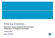 National Ipsos MORI Survey Results - Kent Police Federation