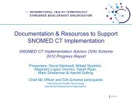 Documentation & Resources to Support SNOMED CT ... - ihtsdo