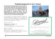 Projektmanagement in der 5. Klasse - Die Antonkriegergasse