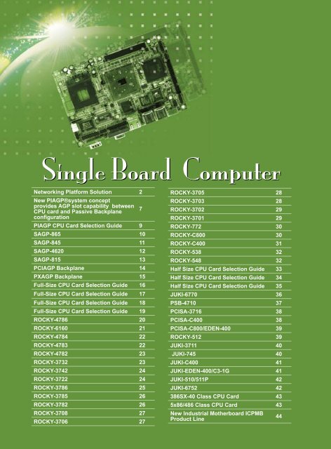 Single Board Computer - industrial solution