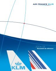 Document de rÃ©fÃ©rence 2004-05 - Air France-KLM Finance