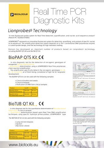 Lionprobes® Technology BioPAP QTS Kit BioTUB QT Kit - Biotools