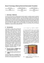 Recent Technology of Moving Electrode Electrostatic ... - isesp