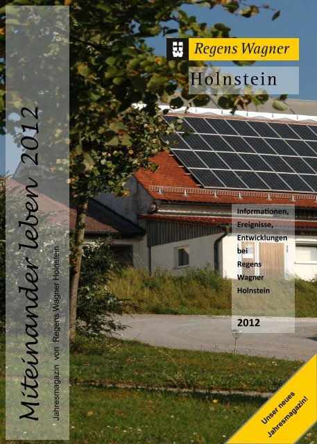 Jahresmagazin 2012 - Regens Wagner Holnstein