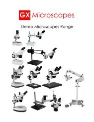 GX Microscopes - GX Optical