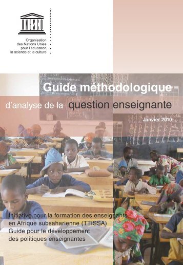 Guide mÃ©thodologique d'analyse de la question enseignante; 2010