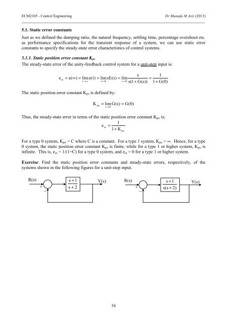 FEEDBACK CONTROL SYSTEMS