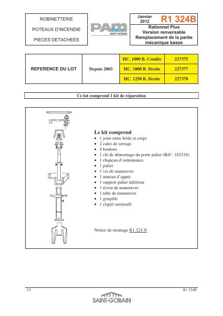 R1 310 - Easy catalogue