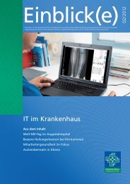 MIS_Einblick(e) - Misericordia GmbH KrankenhaustrÃ¤gergesellschaft