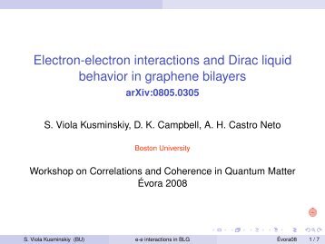 Electron-electron interactions and Dirac liquid behavior in graphene ...