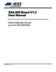 XSA-200 Manual - Xess