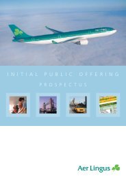 I N I T I A L P U B L I C O F F E R I N G - Aer Lingus