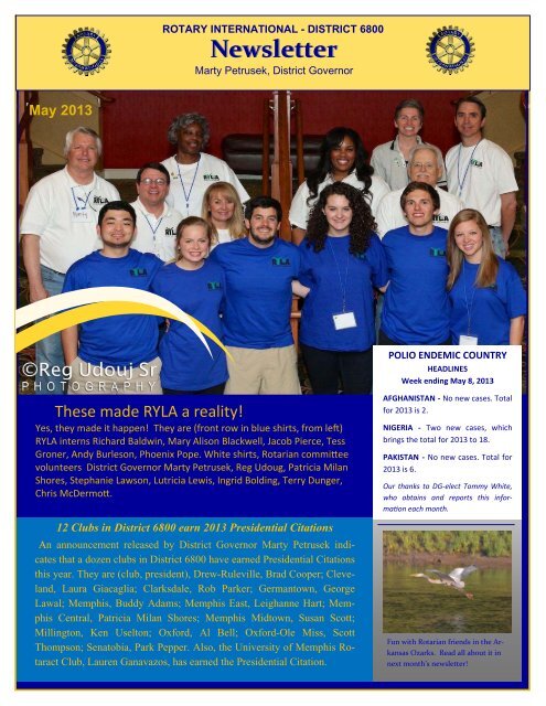 Newsletter - Rotary International District 6800