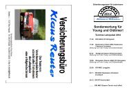 Sonderwertung für Young und Oldtimer! - Rallye Team Sommerkahl ...