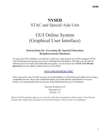 Generic Online Access Manual for New Users