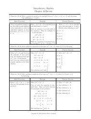 Chapter 10: Quadratic Equations - Club TNT