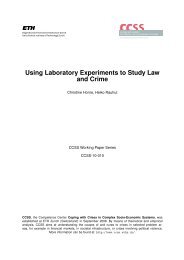 Using Laboratory Experiments to Study Law and Crime - Chair of ...