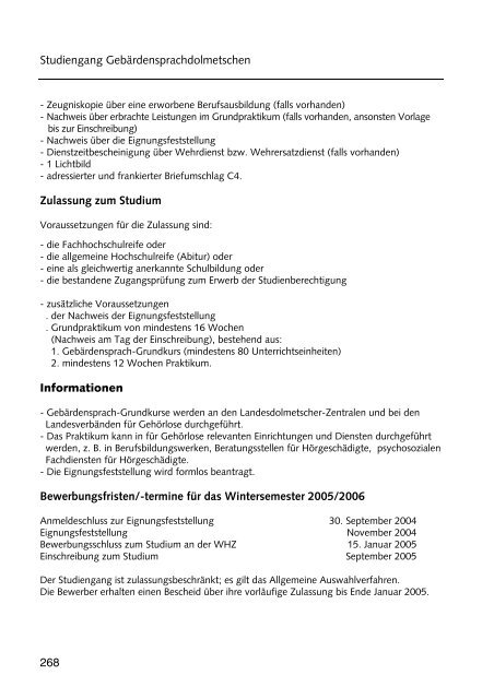 Hochschulführer 200 /200 - Westsächsische Hochschule Zwickau