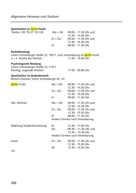 Hochschulführer 200 /200 - Westsächsische Hochschule Zwickau