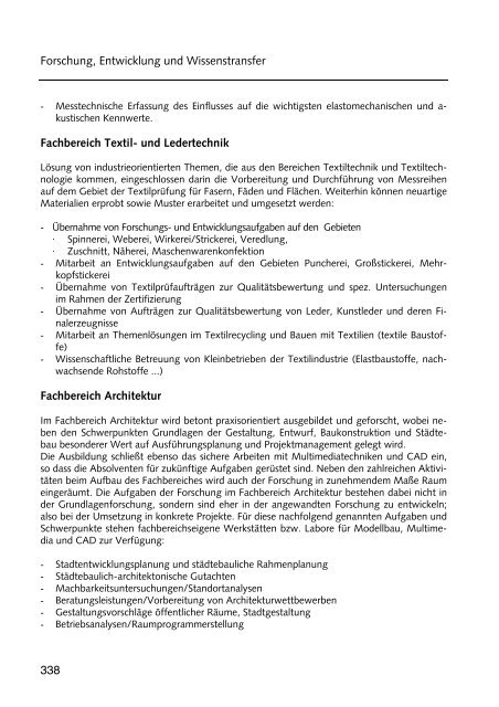 Hochschulführer 200 /200 - Westsächsische Hochschule Zwickau