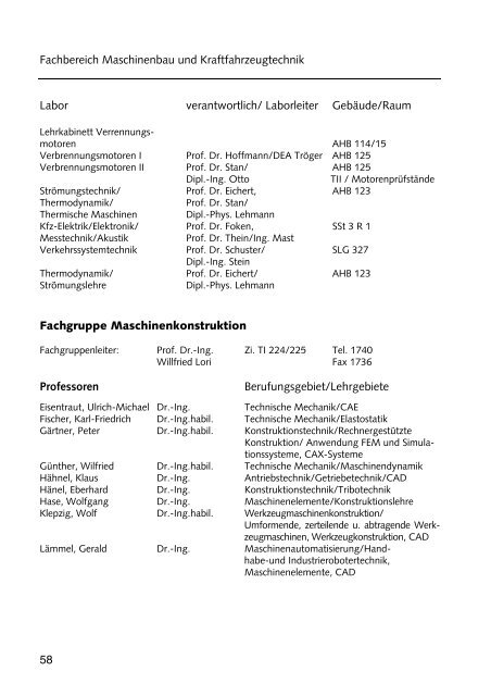 Hochschulführer 200 /200 - Westsächsische Hochschule Zwickau