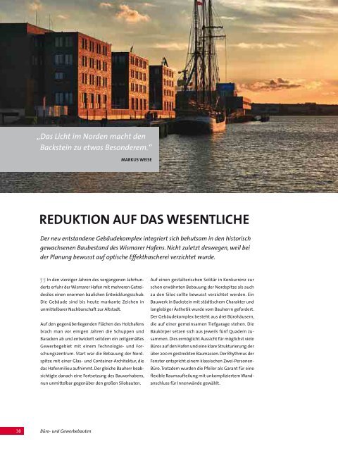 DAS BACKSTEIN-MAGAZIN 02 I 12 ARCHITEKTUR ALS ...