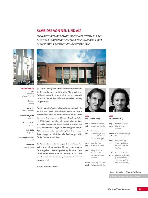 DAS BACKSTEIN-MAGAZIN 02 I 12 ARCHITEKTUR ALS ...