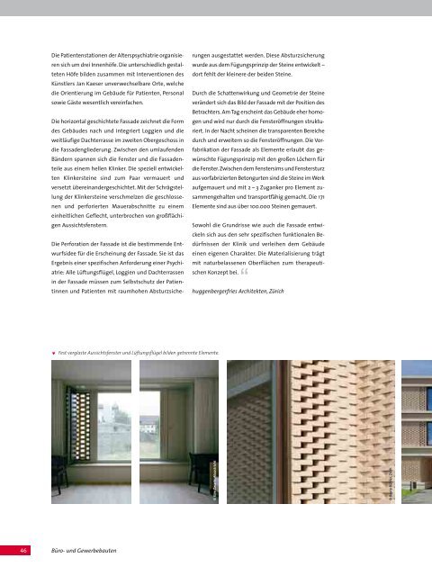 DAS BACKSTEIN-MAGAZIN 02 I 12 ARCHITEKTUR ALS ...