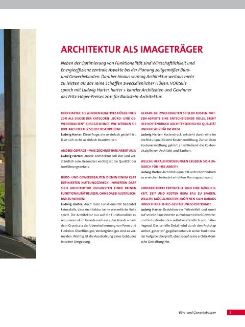 DAS BACKSTEIN-MAGAZIN 02 I 12 ARCHITEKTUR ALS ...