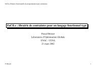 FaCiLe - La Recherche - ENAC