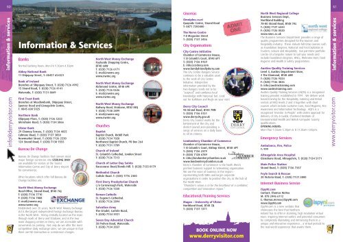 Derry Visitor Guide - Discover Northern Ireland