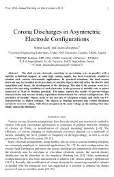 Corona Discharge from Wire Electrodes as Affected by the Proximity ...