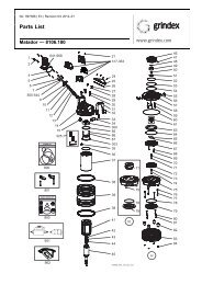 Spare parts list - Grindex