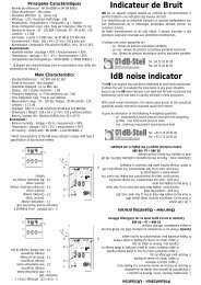 Indicateur de Bruit IdB noise indicator - Acoustic1