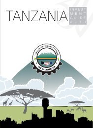 Investors Guide to Tanzania - 2013 1 - Tanzania Investment Centre