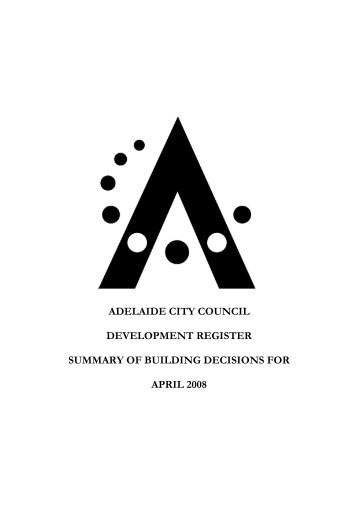Building Consent - Adelaide City Council