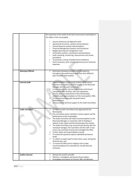 Lekwa Local Municipality 2013/14 - Co-operative Governance and ...