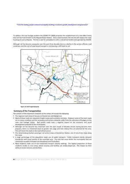 Lekwa Local Municipality 2013/14 - Co-operative Governance and ...